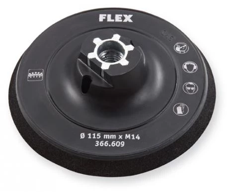 Flex-tools Accessoires Ponceuse Spéciale 366609 Disque Abrasif Velcro 115 Mm Sphérique 3 Flex-tools Accessoires Ponceuse Spéciale 366609 Disque Abrasif Velcro 115 Mm Sphérique