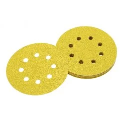 DeWalt Accessoires Ponceuse Pour Plafond/mur DT3113-QZ Disque Abrasif Auto-adhésif 125mm K80 25 Pièces
