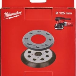 Milwaukee Accessoires Ponceuse Rotative 940 Plateau De Base ⌀ 125 Mm 8 Trous