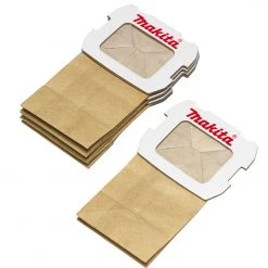 Makita Accessoires Ponceuse Rotative Sac à Poussière 5 Pièces. BO4555/BO4556/BO4565/BO5030/BO5031